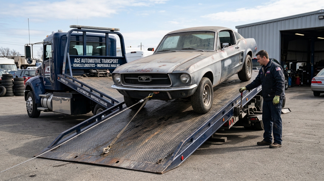 Non-Running Vehicle Transport